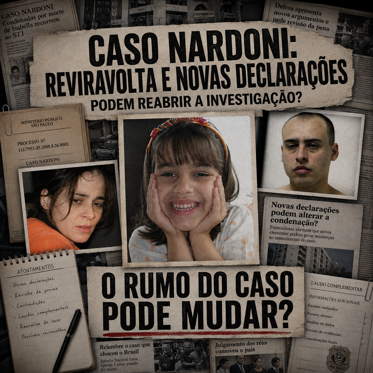 Caso Nardoni: reviravolta e novas declarações podem reabrir a investigação do crime
