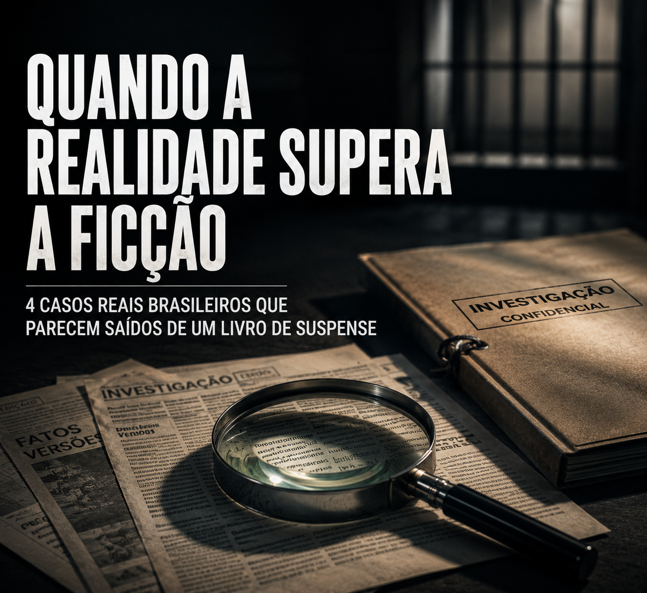 Quando a realidade supera a ficção: 4 casos reais brasileiros que parecem livros de suspense