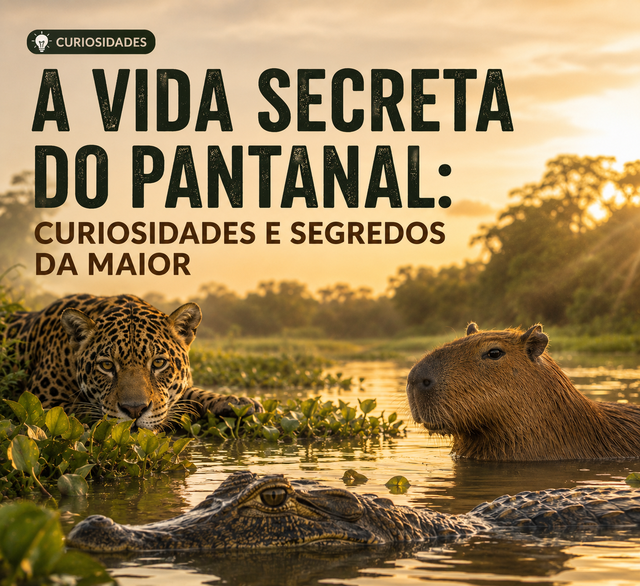 A vida secreta do Pantanal: curiosidades e segredos da maior planície alagada do planeta