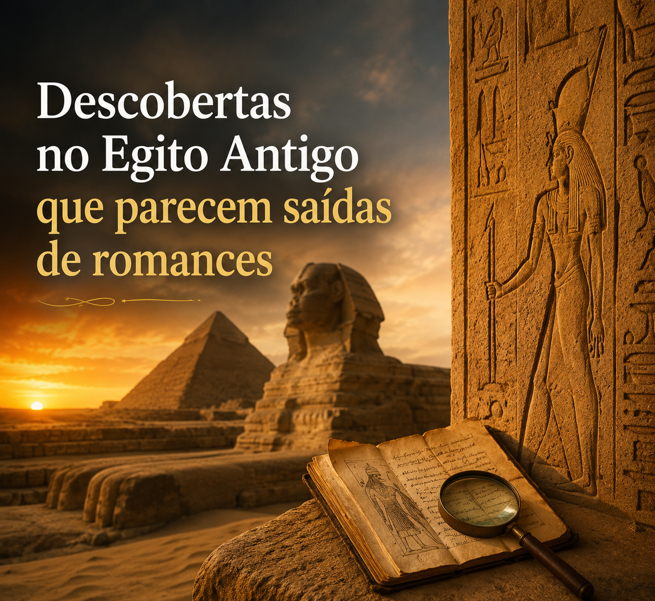 Descobertas no Egito Antigo que parecem saídas de romances de suspense