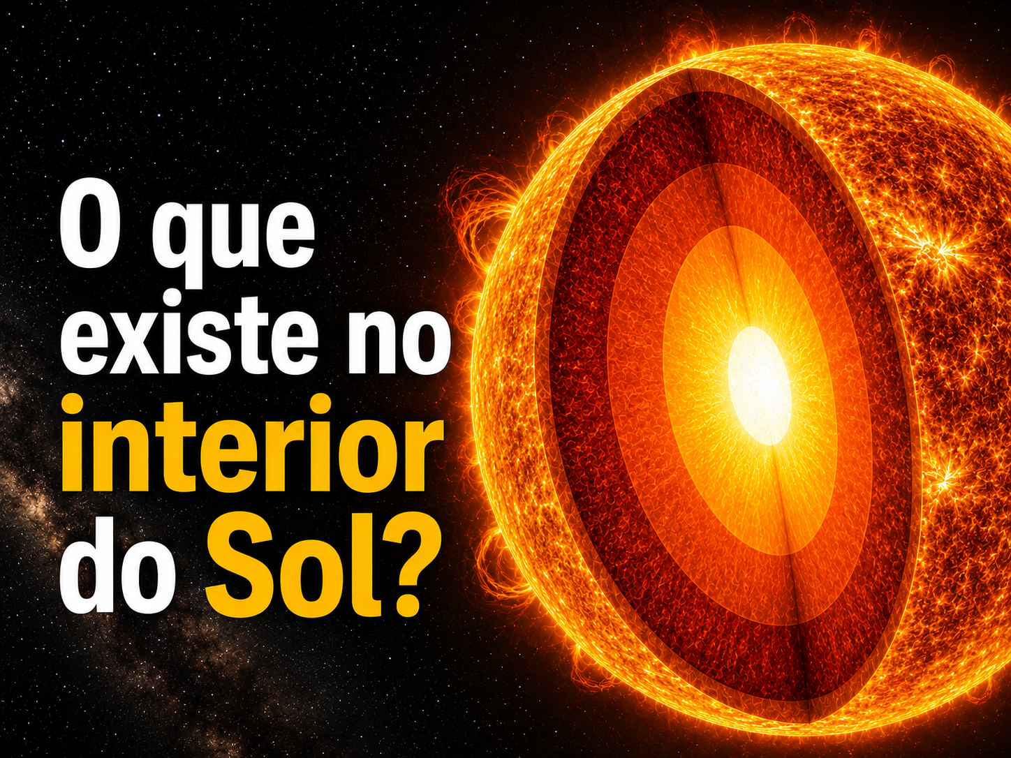 O que existe no interior do Sol? Conheça as 6 camadas da nossa estrela
