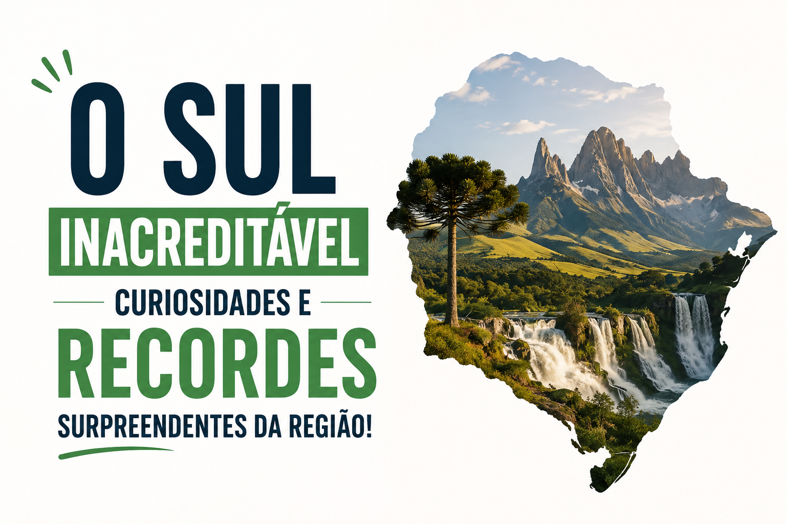O Sul inacreditável: curiosidades e recordes surpreendentes da Região Sul do Brasil que parecem ficção