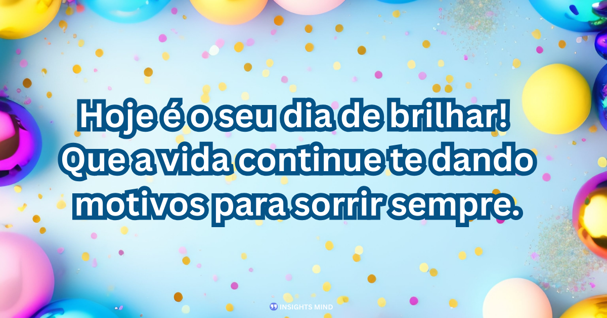 Mensagem de aniversário sobre novo ano de vida
