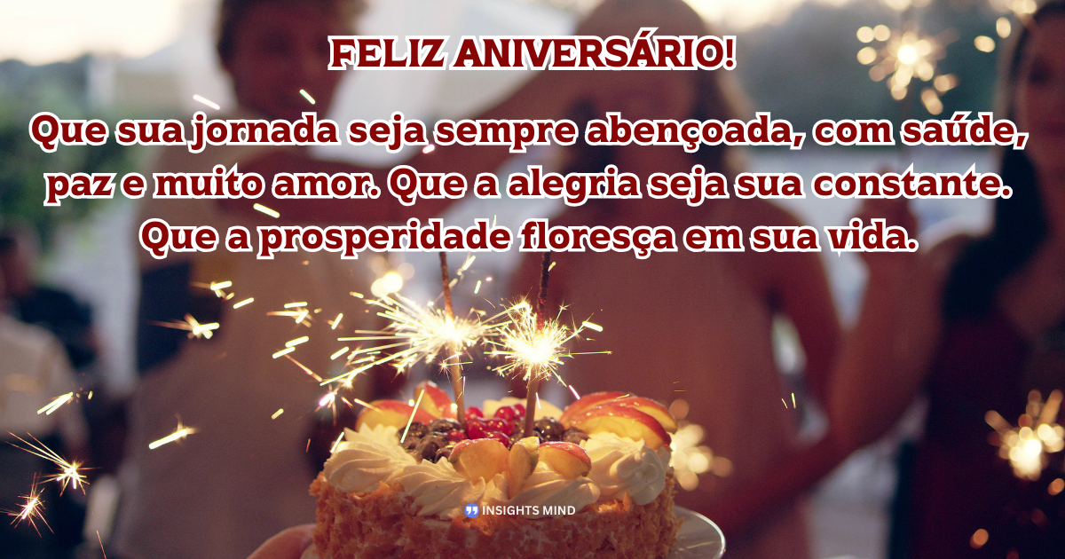 Mensagem de aniversário sobre surpresas da vida