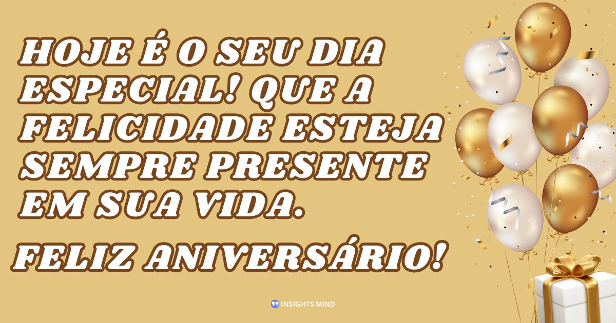Mensagem de aniversário sobre novo ano de vida