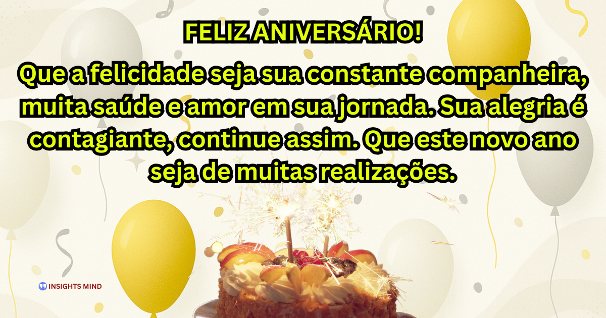 Mensagem de aniversário