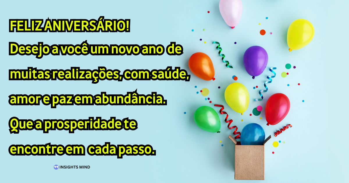 Mensagem de aniversário