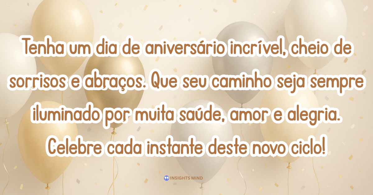 Mensagem de aniversário