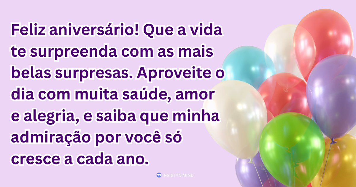 Mensagem de aniversário