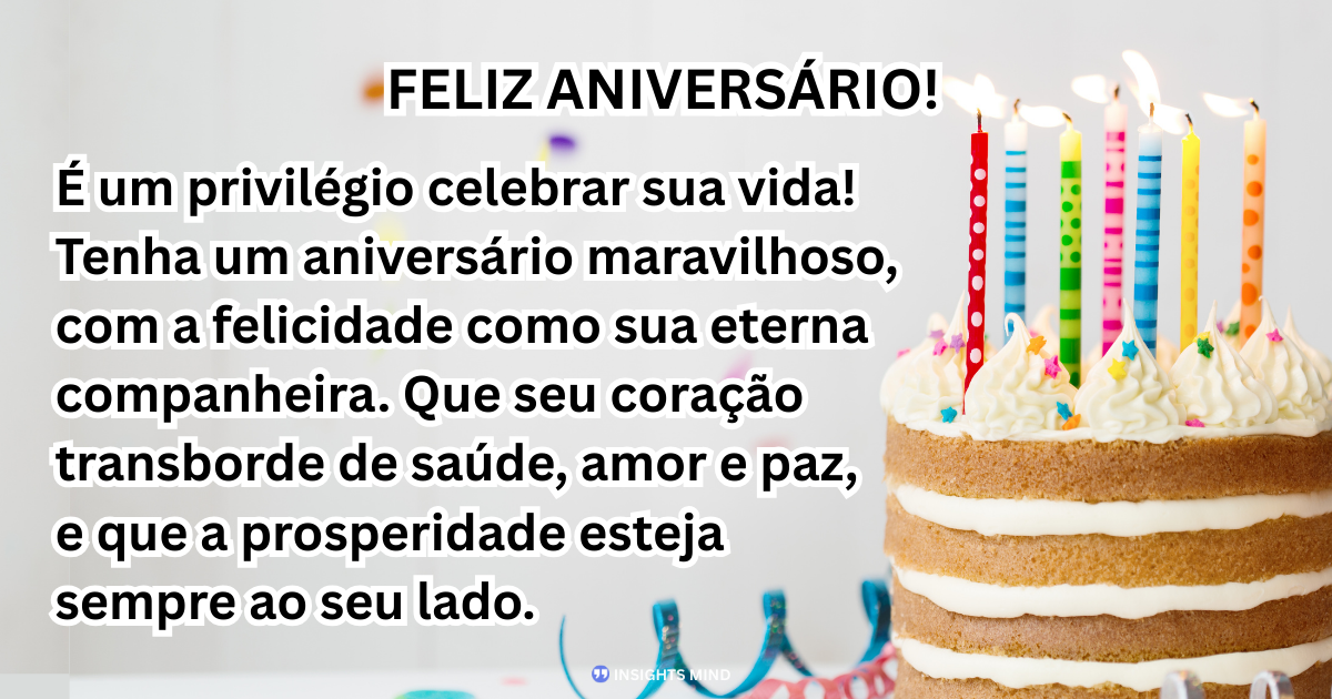 Mensagem de aniversário
