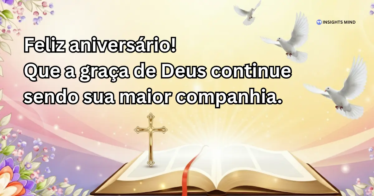 Mensagem de Aniversário Evangélica Feminina — Frase 1