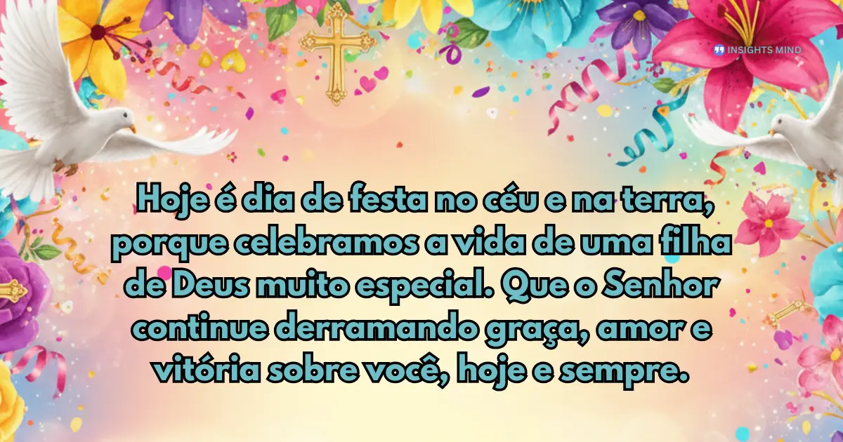 Mensagem de Aniversário Evangélica Feminina — Frase 15