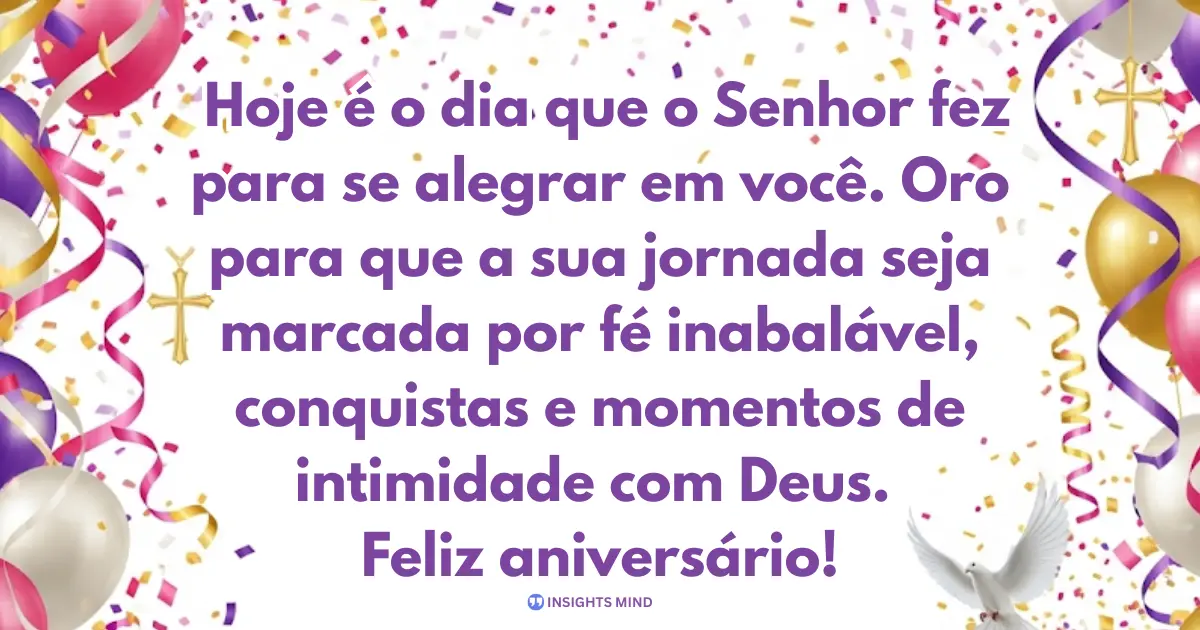 Mensagem de Aniversário Evangélica Feminina — Frase 18