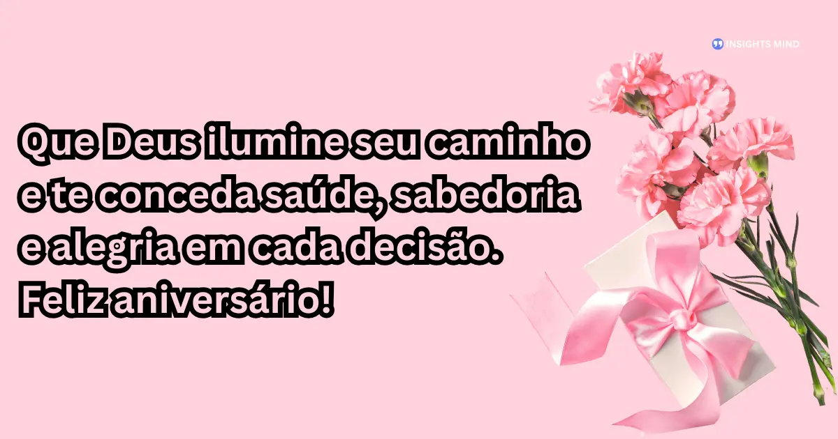 Mensagem de Aniversário Evangélica Feminina — Frase 5