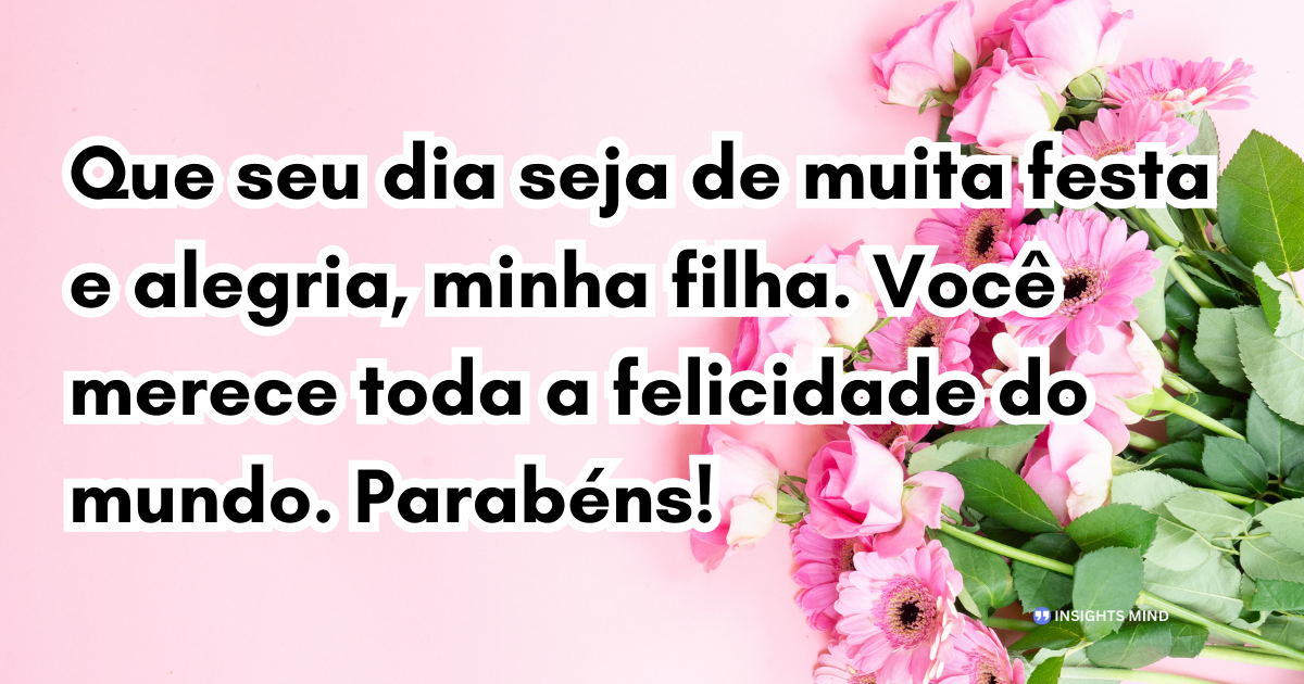 parabens minha filha amada