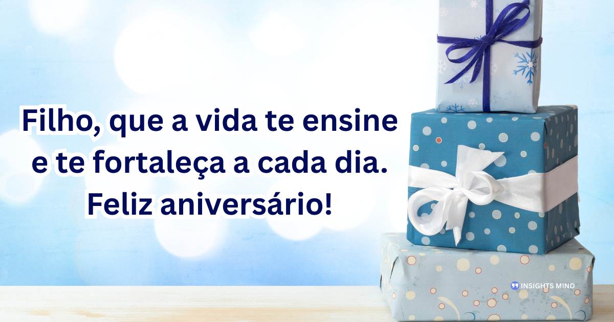 Mensagem de aniversário para Filho