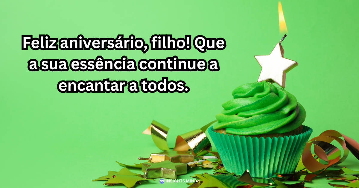Mensagem de aniversário para Filho
