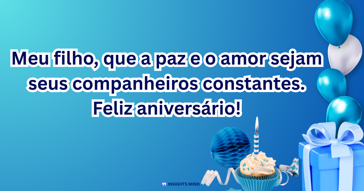Mensagem de aniversário para Filho