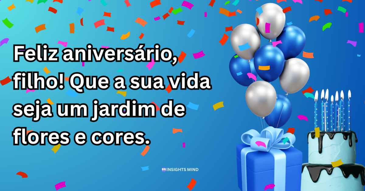Mensagem de aniversário para Filho