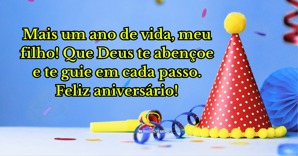 Mensagem de aniversário para Filho