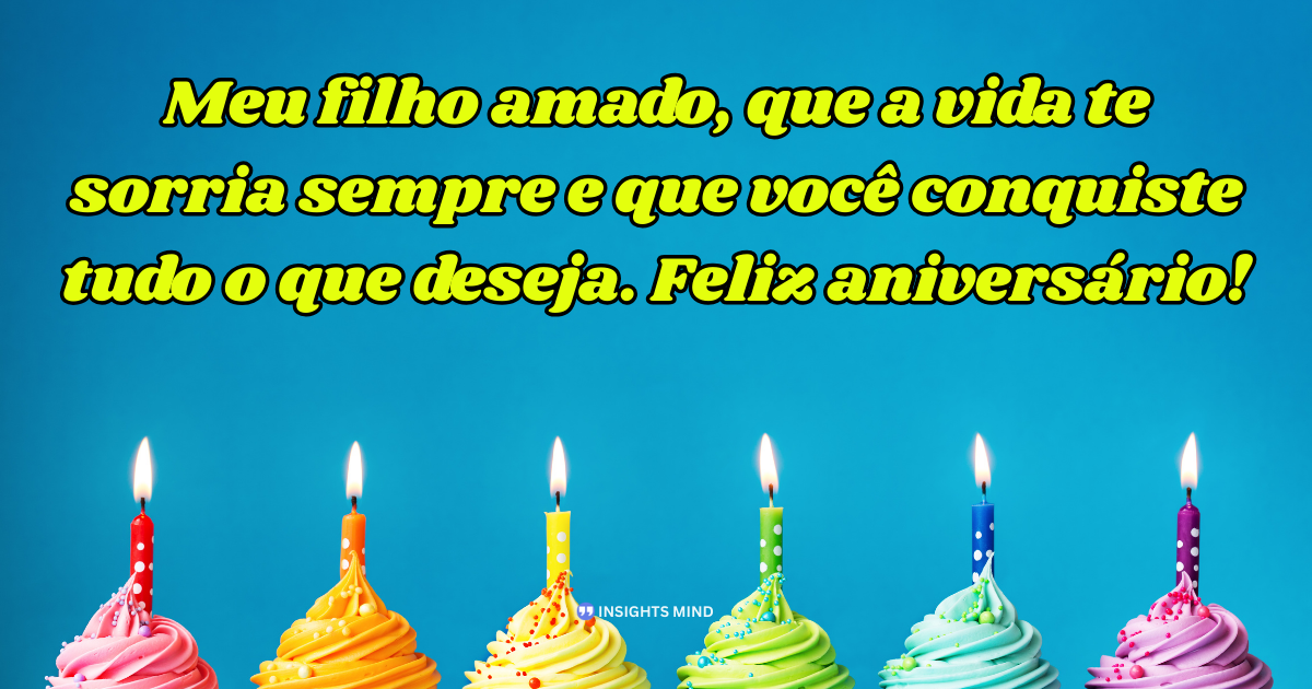 Mensagem de aniversário para Filho