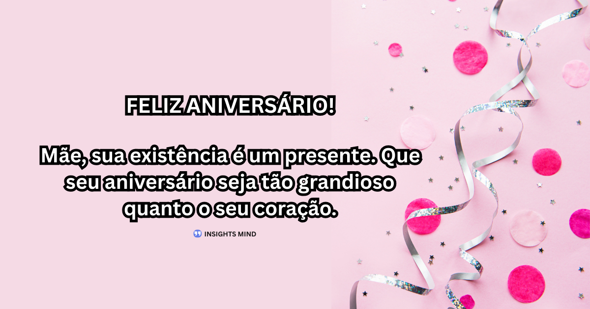 Mensagem de aniversário para Mãe