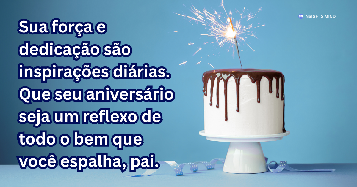 Mensagem de aniversário para Pai