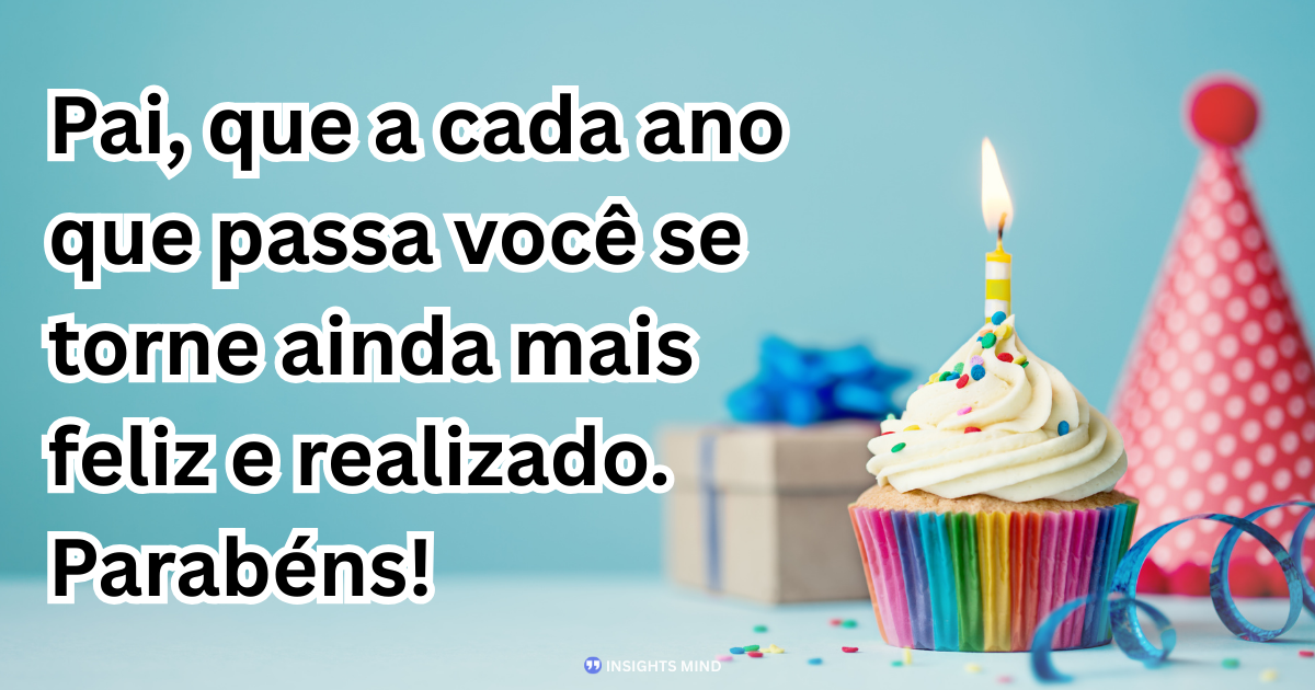 Mensagem de aniversário para Pai