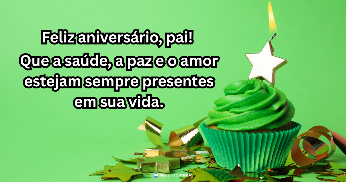 Mensagem de aniversário para Pai