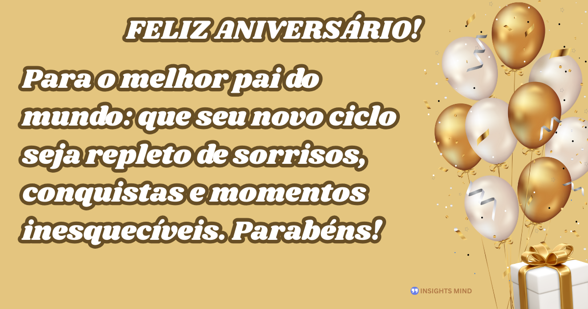 Mensagem de aniversário para Pai 3