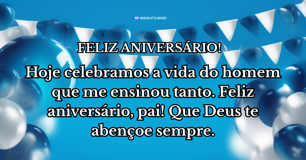 Mensagem de aniversário para Pai 5