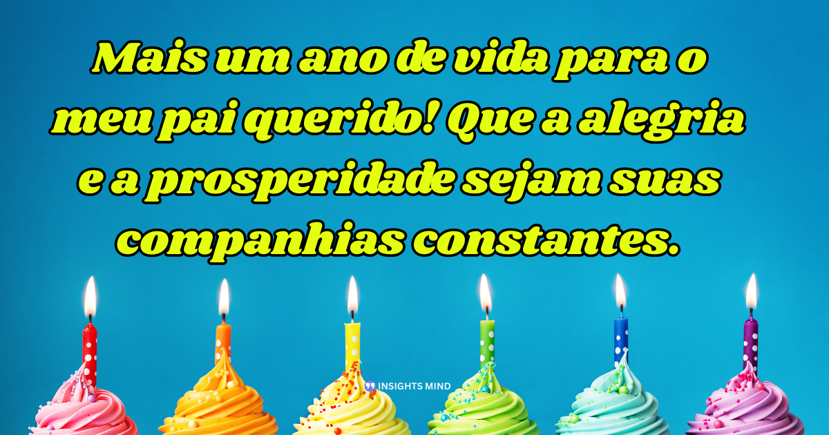 Mensagem de aniversário para Pai