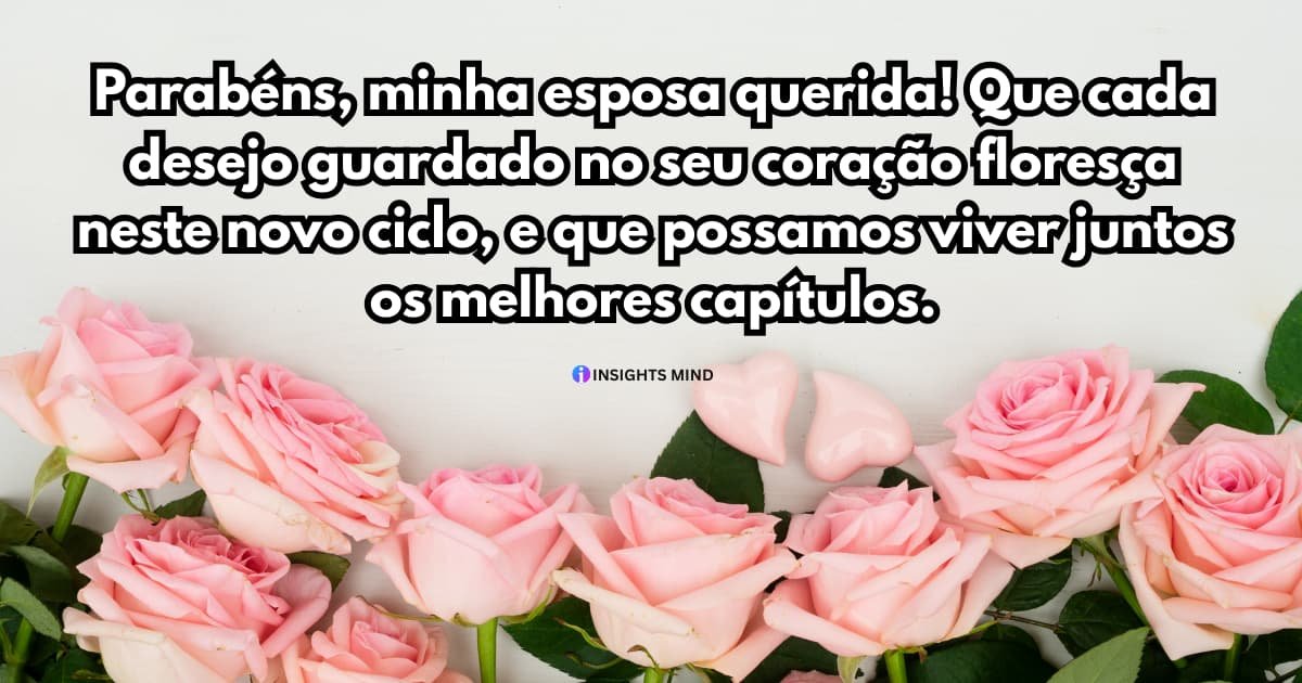 Mensagem de Aniversário para Esposa — Frase 13