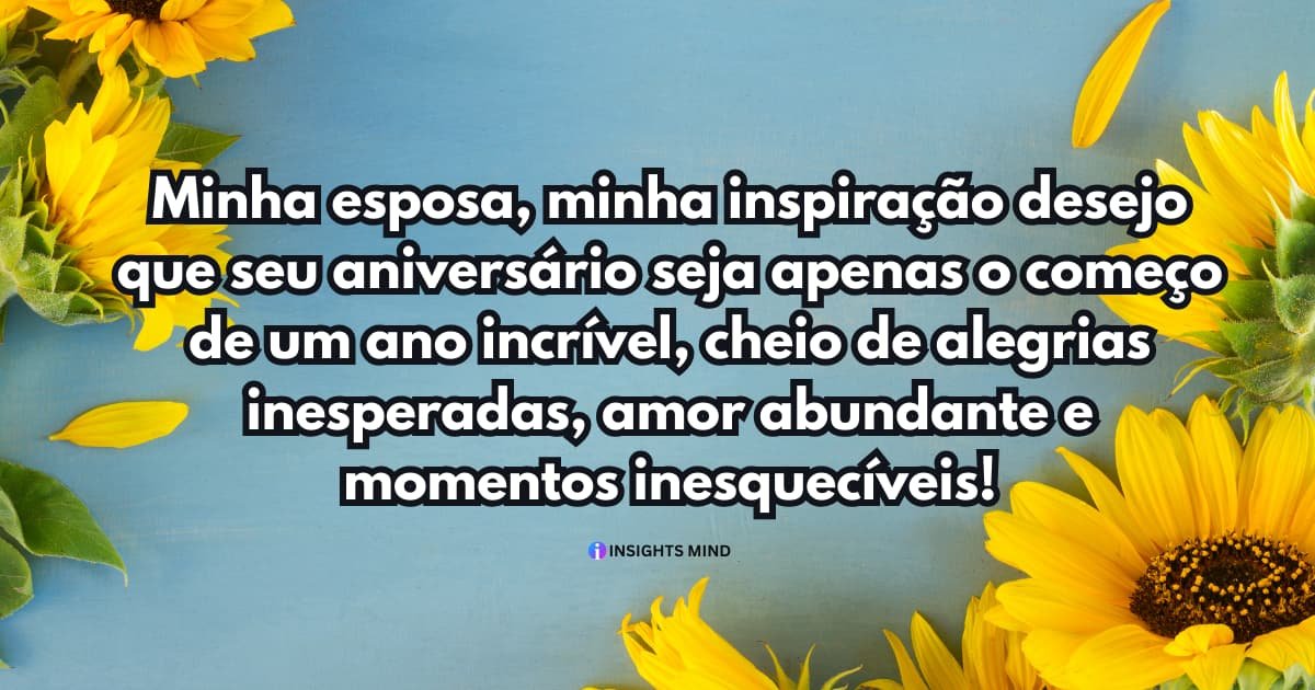 Mensagem de Aniversário para Esposa — Frase 20