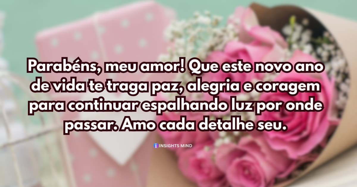 Mensagem de Aniversário para Esposa — Frase 3