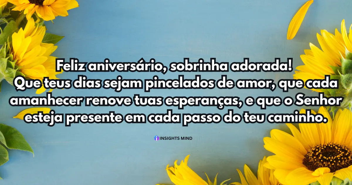 Mensagens de parabéns para sobrinha — Frase 16
