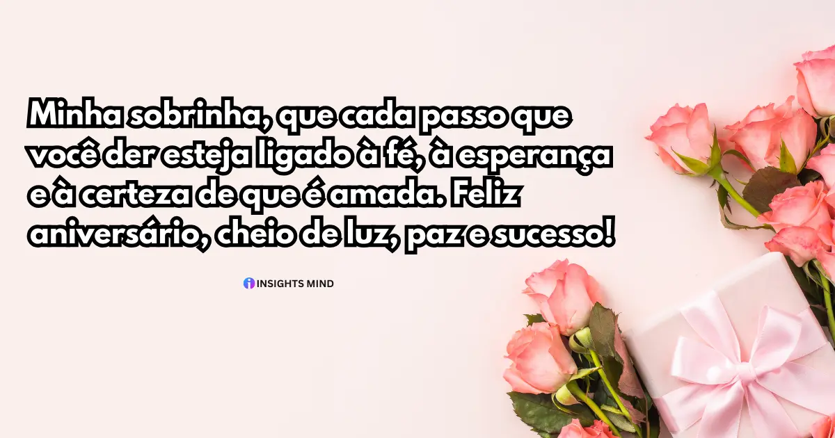 Mensagens de parabéns para sobrinha — Frase 7