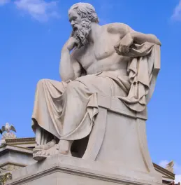 Imagem de Sócrates, filósofo grego