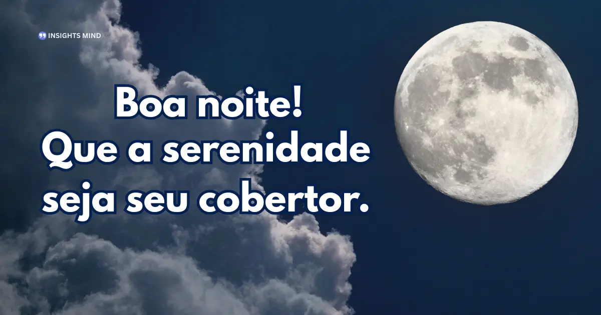Mensagem de Boa Noite — Frase 10