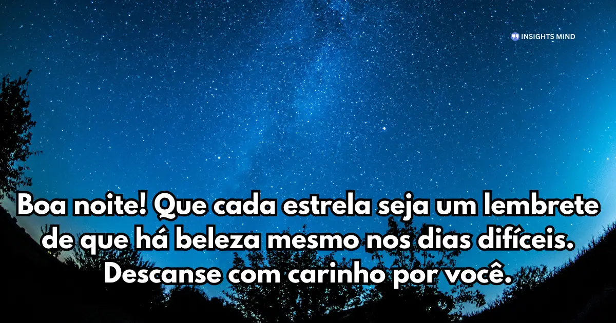 Mensagem de Boa Noite — Frase 14