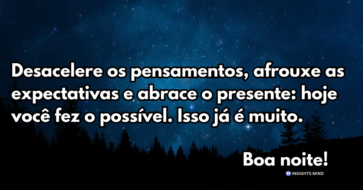 Mensagem de Boa Noite — Frase 17