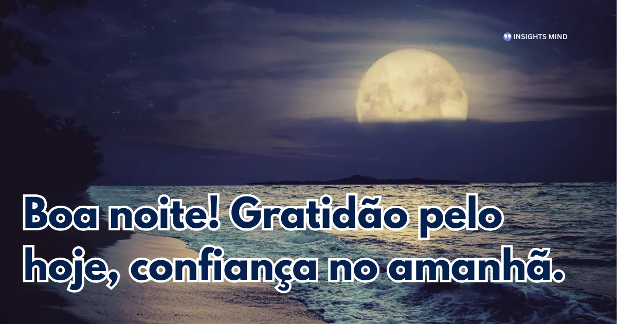 Mensagem de Boa Noite — Frase 5