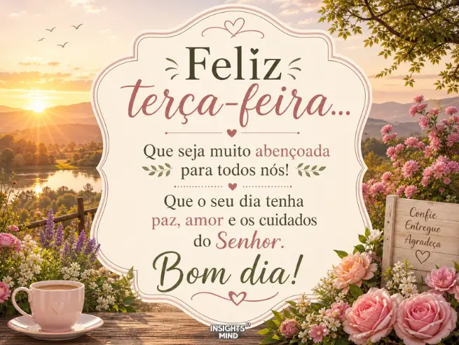 mensagem ultima terça feira do mes bom dia