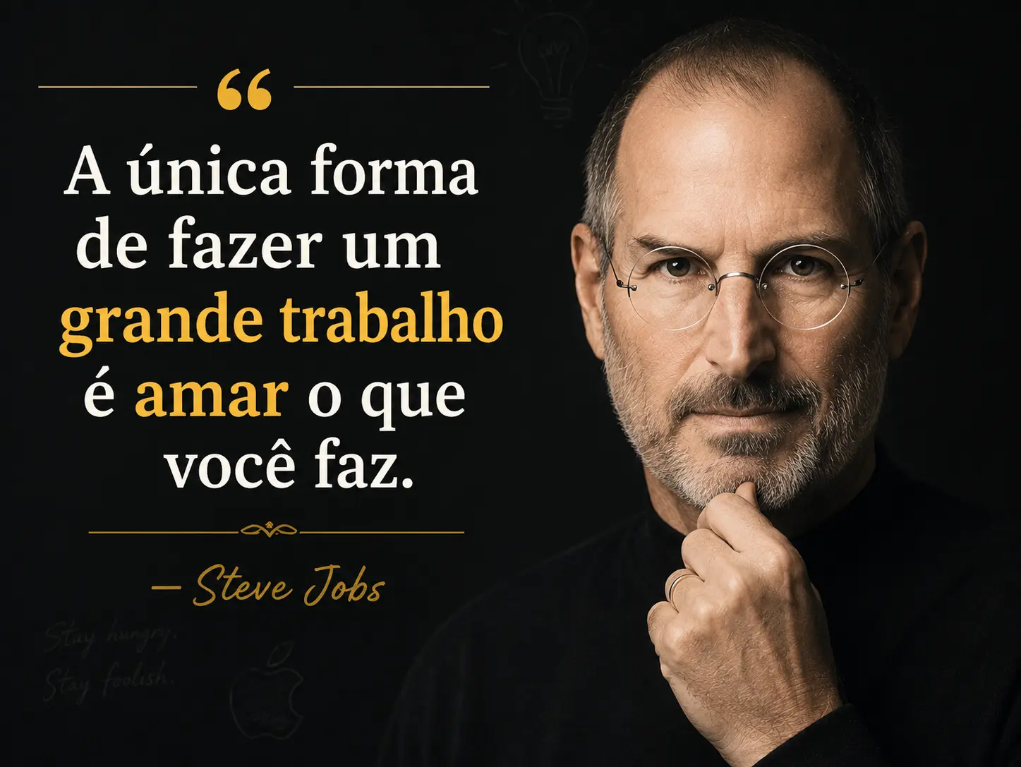 Frase de reflexao de steve jobs