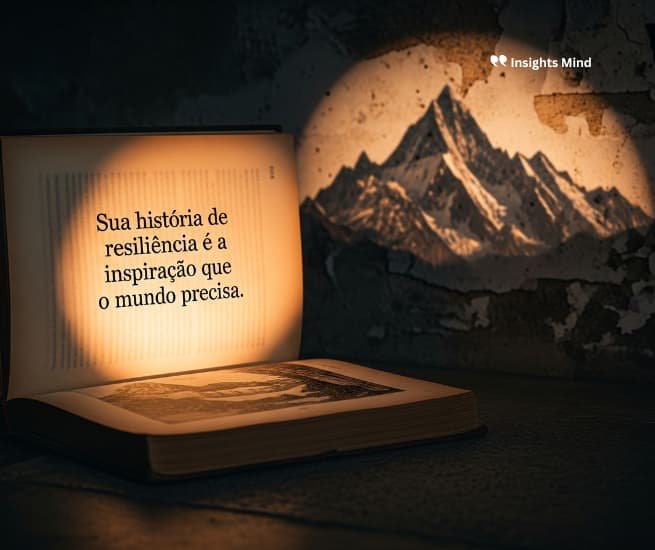 Frase de resiliência: Sua história de resiliência é a inspiração que o mundo…