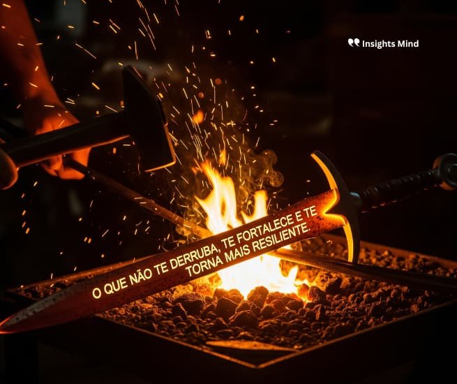 Frase de resiliência: O que não te derruba, te fortalece e te torna mais…