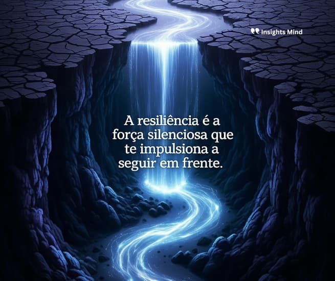 Frase de resiliência: A resiliência é a força silenciosa que te impulsiona a…