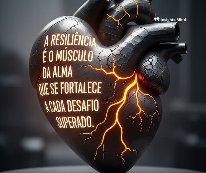 Frase de resiliência: A resiliência é o músculo da alma que se fortalece a cada…