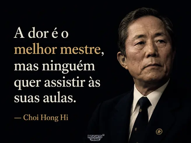 Frase sobre dor e aprendizado
