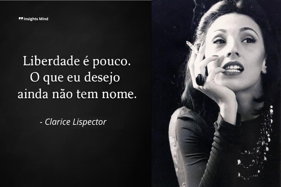 Frase de Clarice Lispector – número 1